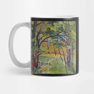 max pechstein one canvas two paintings Mug